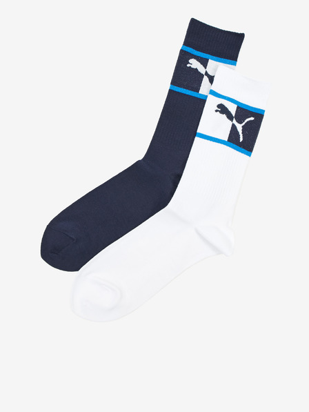 Puma Blocked Logo Sock 2-pack Čarape