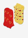 Happy Socks Pizza Slice 2-pack Čarape