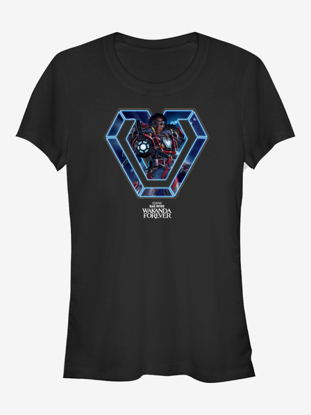 ZOOT.Fan Marvel Neonové srdce Black Panther: Wakanda nechť žije Majica