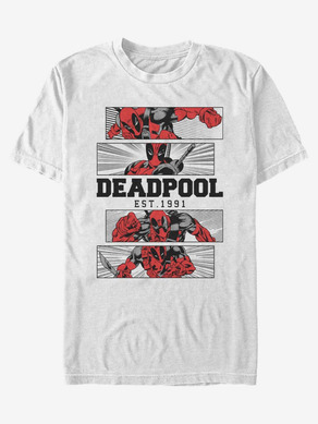 ZOOT.Fan Marvel Deadpool 4 Panel 2 Tone Majica